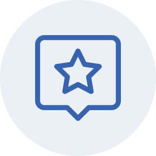 Highly Rated Reviews Icon Image